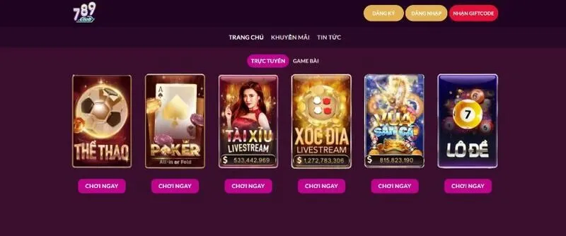 Giới thiệu kho game không nên bỏ qua tại 789club Giới thiệu kho game không nên bỏ qua tại 789club