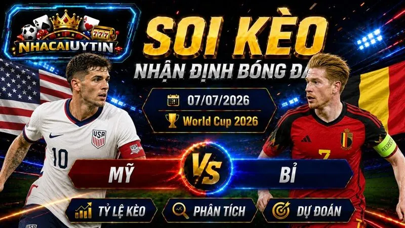 Đội hình ra sân dự kiến của Mỹ vs Bỉ